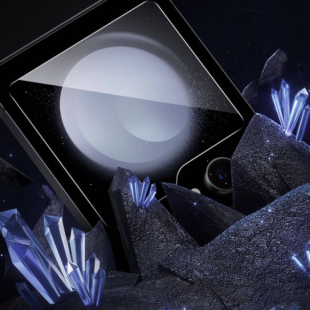 Benks Glass Warrior Galaxy Z Flip 6 HD Cam Ekran Koruyucu + Kolay Uygulama Aparatlı Benks Glass Warrior Galaxy Z Flip 6 HD Cam Ekran Koruyucu + Kolay Uygulama Aparatlı